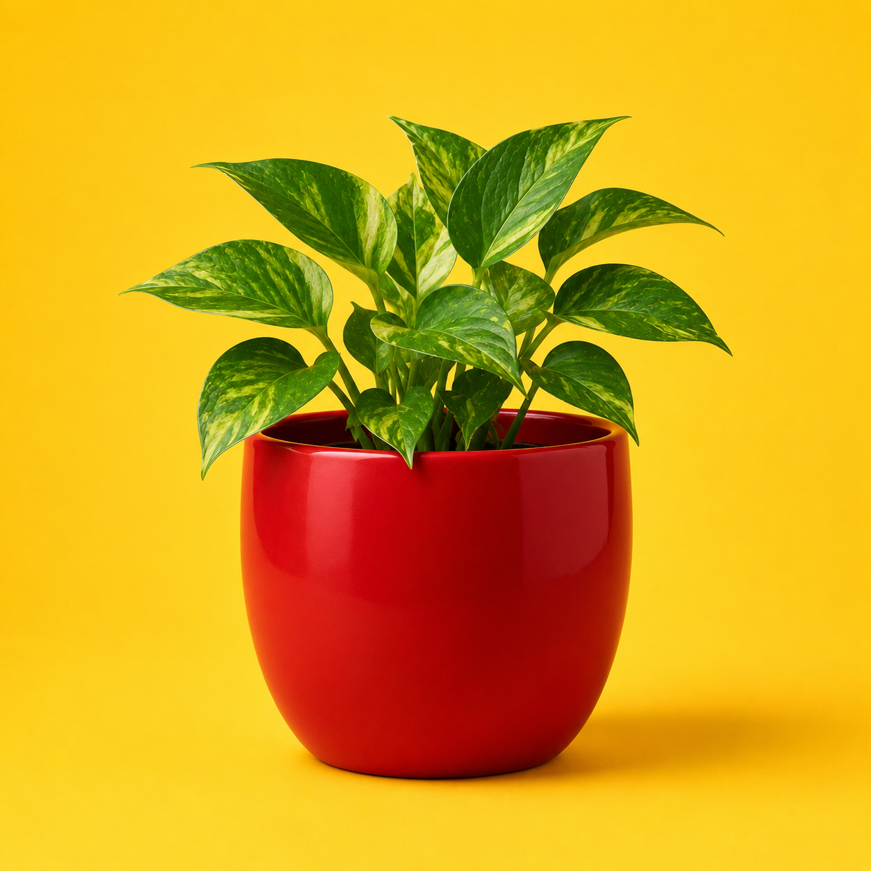 Red Table pot